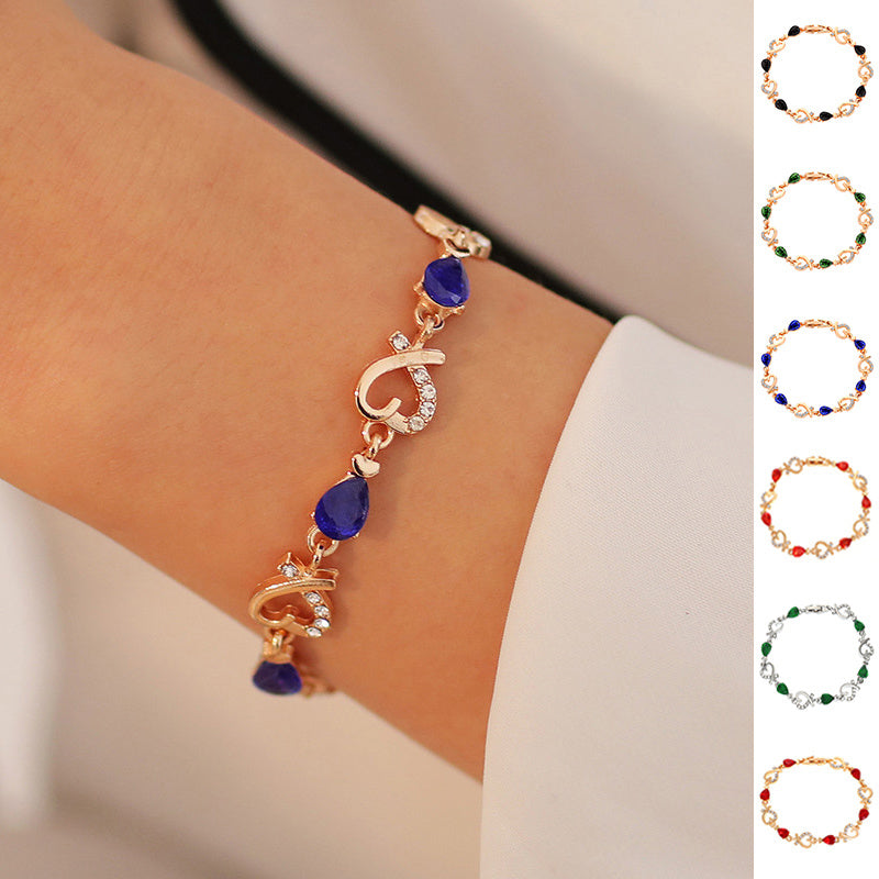 Fashion Temperament Heart-shaped Bracelet For Valentine's Day Gift