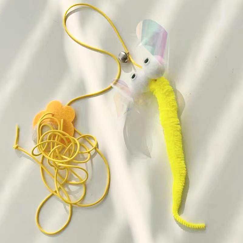 Toy Rope Grabbing Mouse Telescopic Hanging Cat Pet