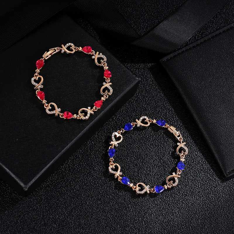 Fashion Temperament Heart-shaped Bracelet For Valentine's Day Gift