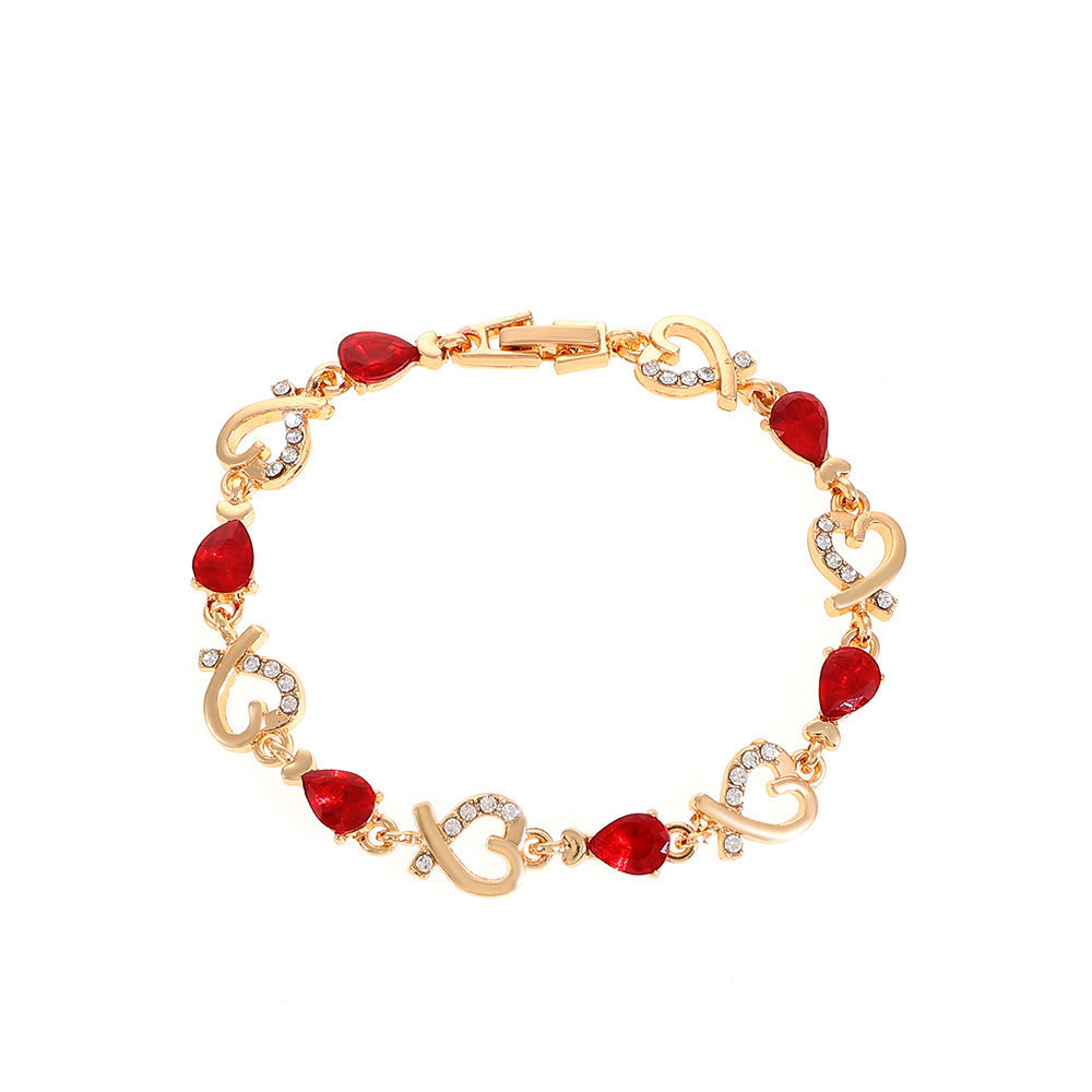 Fashion Temperament Heart-shaped Bracelet For Valentine's Day Gift