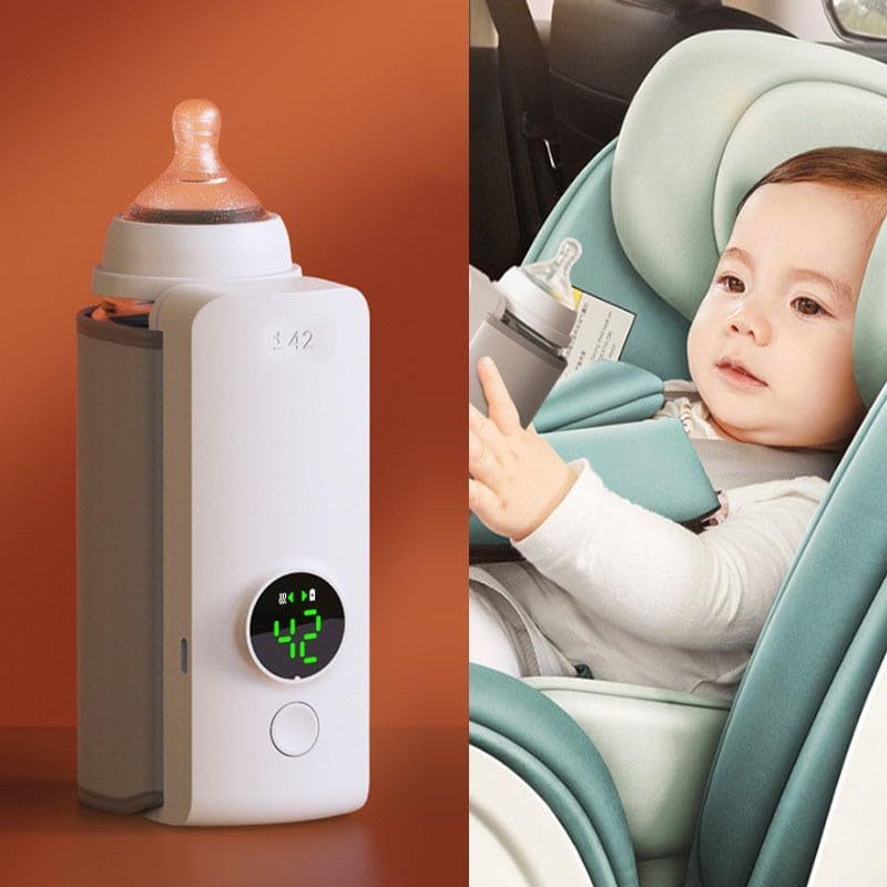 Portable Wireless Rechargeable Baby Bottle Warmer USB Charging