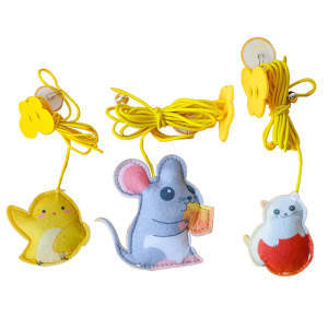 Toy Rope Grabbing Mouse Telescopic Hanging Cat Pet