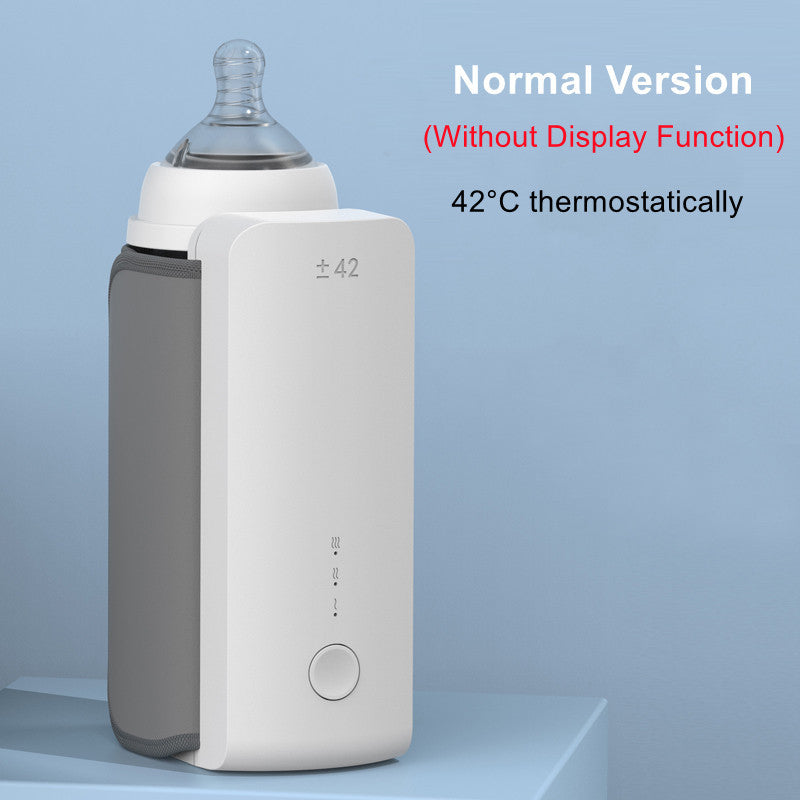 Portable Wireless Rechargeable Baby Bottle Warmer USB Charging