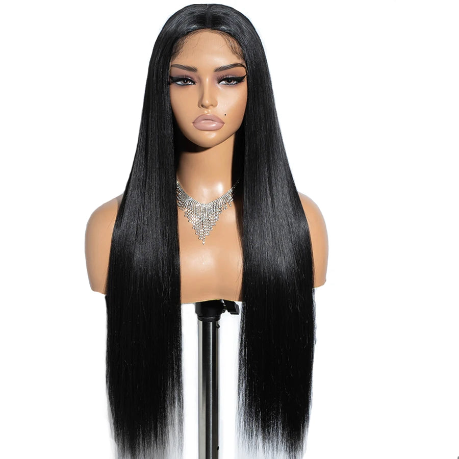 Lace Closure Human Hair Wigs Brazilian Ready for women