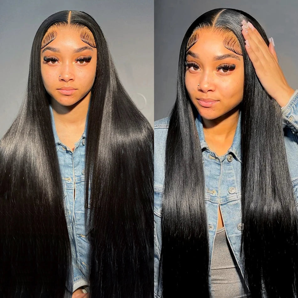 Lace Closure Human Hair Wigs Brazilian Ready for women