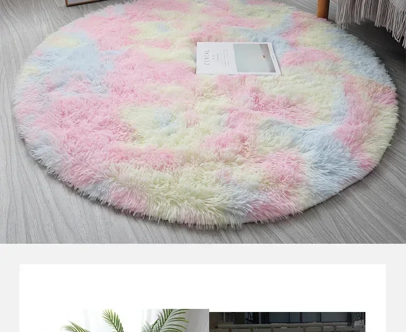 Fluffy White Carpets For Living Room Home Decor Bedroom Kid Room Decoration