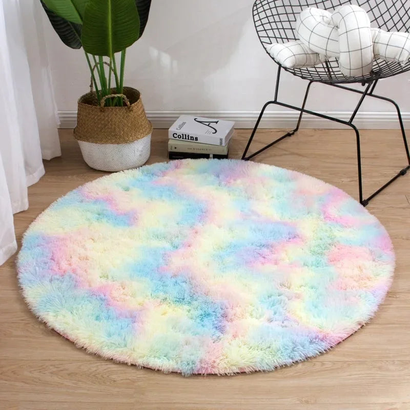 Fluffy White Carpets For Living Room Home Decor Bedroom Kid Room Decoration