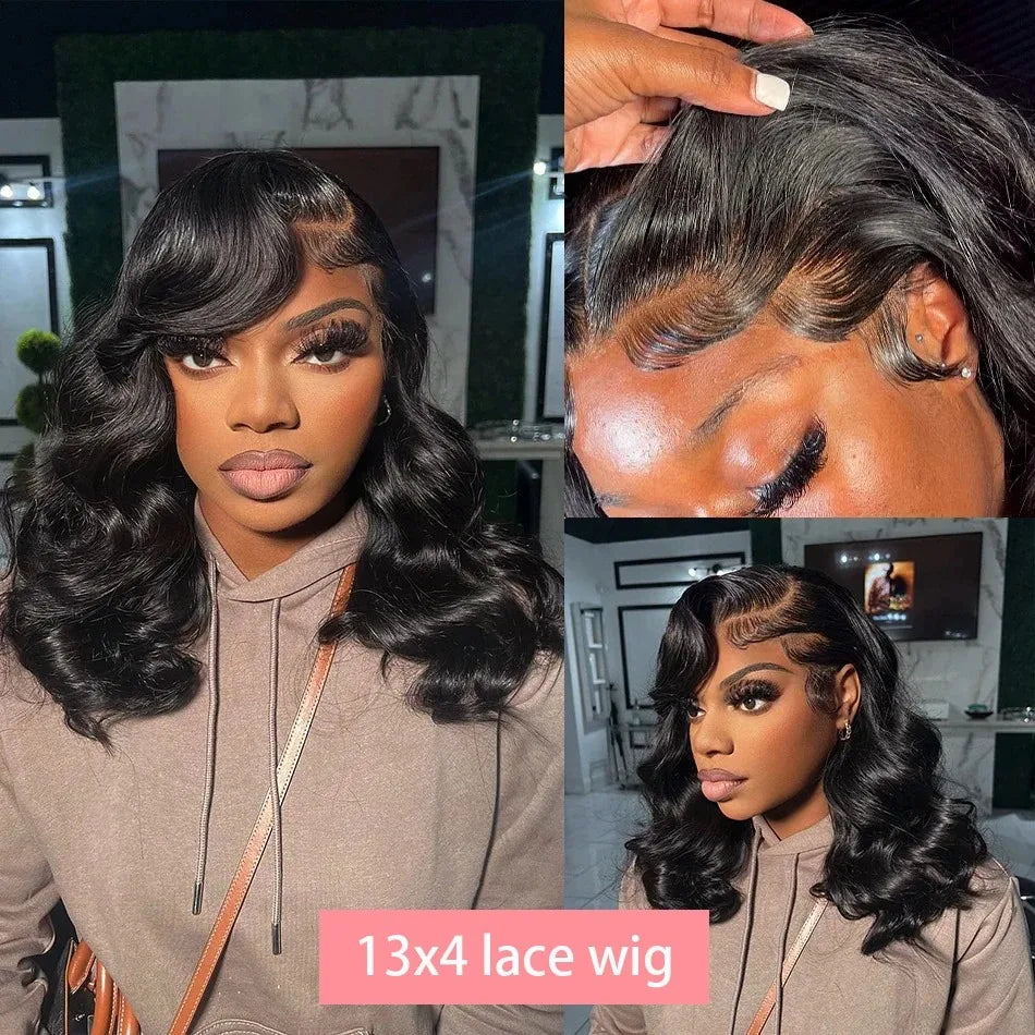 Transparent Body Wave Lace Frontal Human Hair Wig