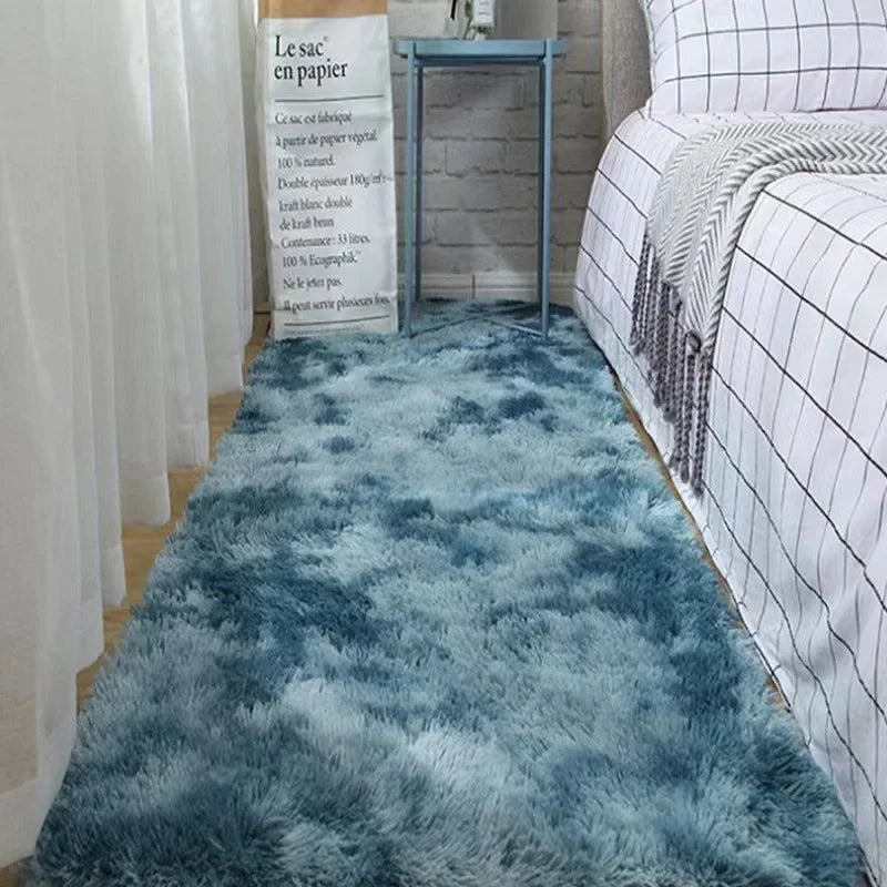 Gray Carpet for Living Room Plush Rug Bed Room