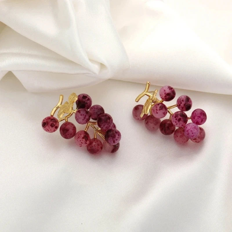 Earrings Fruits Shaped Dangling Ear Rings Accessory