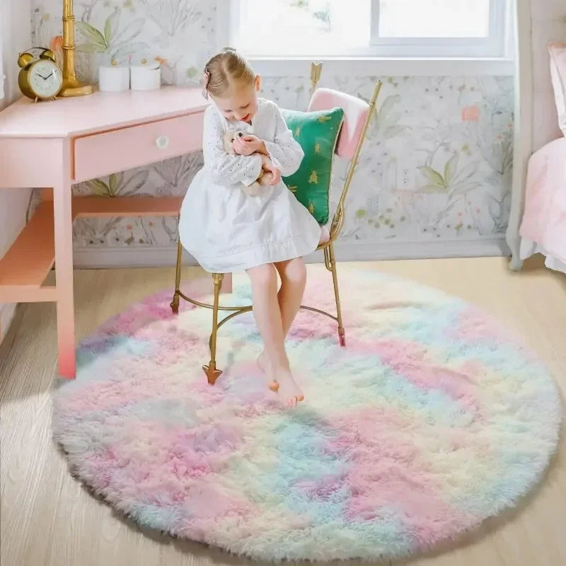 Fluffy White Carpets For Living Room Home Decor Bedroom Kid Room Decoration