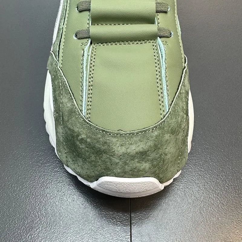 Men's Sneakers Solid Color Green