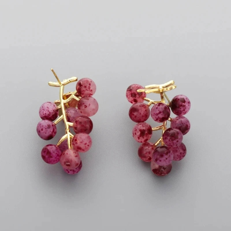 Earrings Fruits Shaped Dangling Ear Rings Accessory