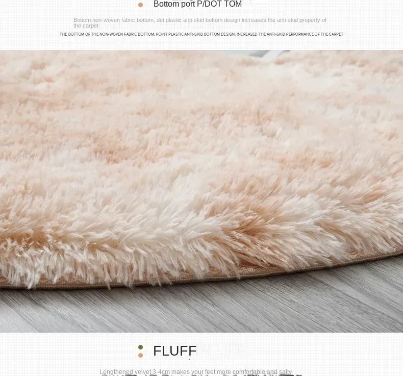 Fluffy White Carpets For Living Room Home Decor Bedroom Kid Room Decoration