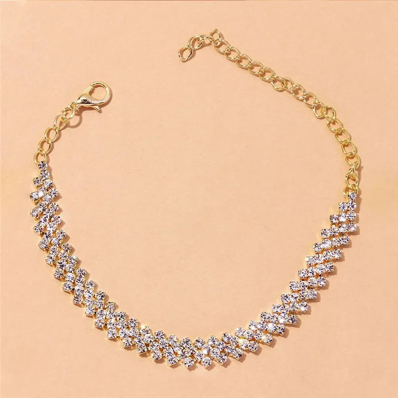 Shining Chain Anklet for Women