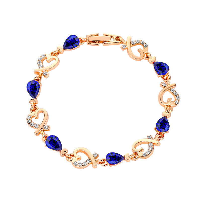 Fashion Temperament Heart-shaped Bracelet For Valentine's Day Gift