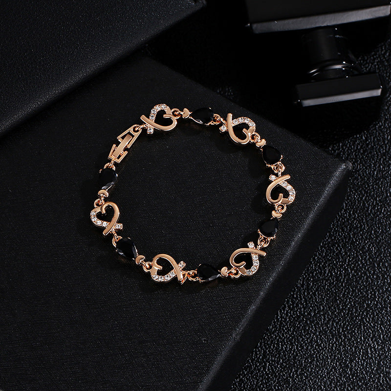 Fashion Temperament Heart-shaped Bracelet For Valentine's Day Gift