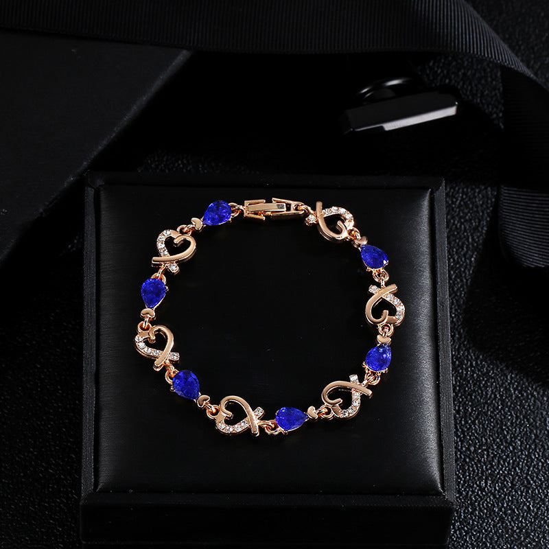 Fashion Temperament Heart-shaped Bracelet For Valentine's Day Gift