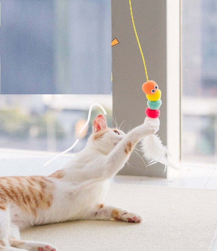 Toy Rope Grabbing Mouse Telescopic Hanging Cat Pet