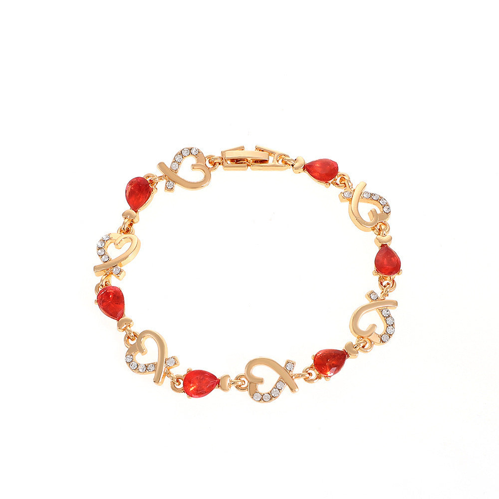 Fashion Temperament Heart-shaped Bracelet For Valentine's Day Gift